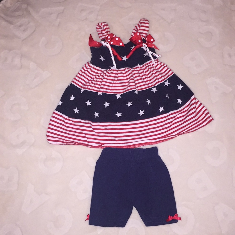 Patriotic Set 12 Months Baby Girl